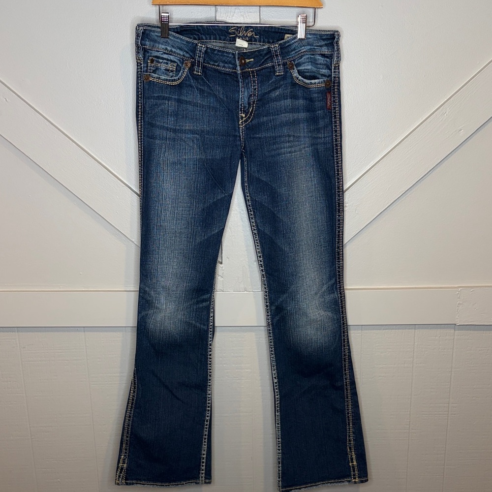 Silver Jeans “Frances 18” Bootcut Jeans Women's W32/L33 Blue Medium Rise Flare